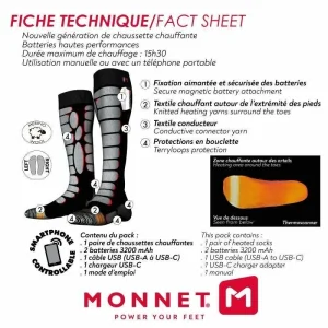 Monnet Heatprotech Socks 3200 – Chaussettes ski Meilleur Prix Garanti 18